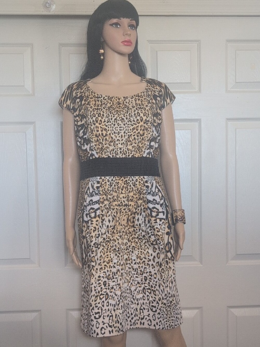 Etcetera animal print dress
